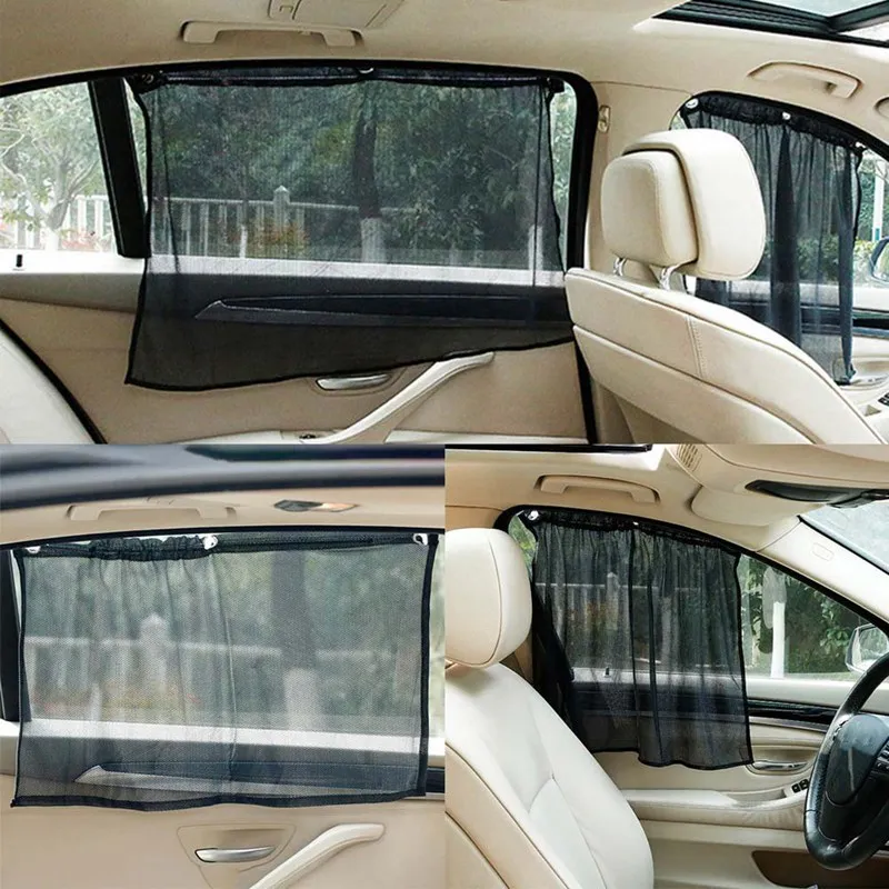 

Auto Car Foldable Curtain Side Window Car Sun Shade Curtain Windshield Mesh Curtain Blind High Quality