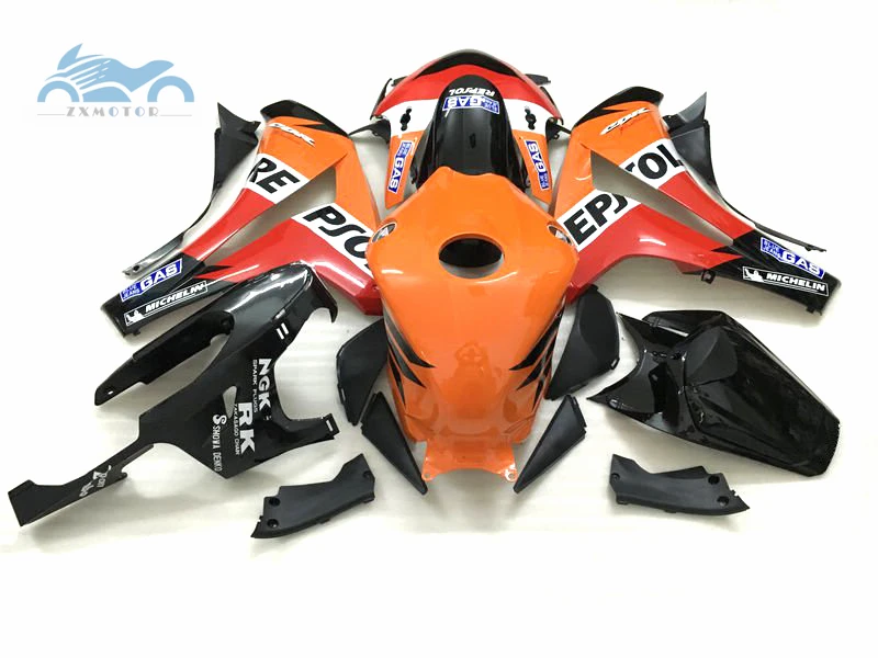 7 подарков впрыска обтекателя комплект Подходит для Honda CBR1000RR 2008-2011 CBR 1000RR 08-11 рынок запчастей АБС пластик обтекатель наборы KQ09