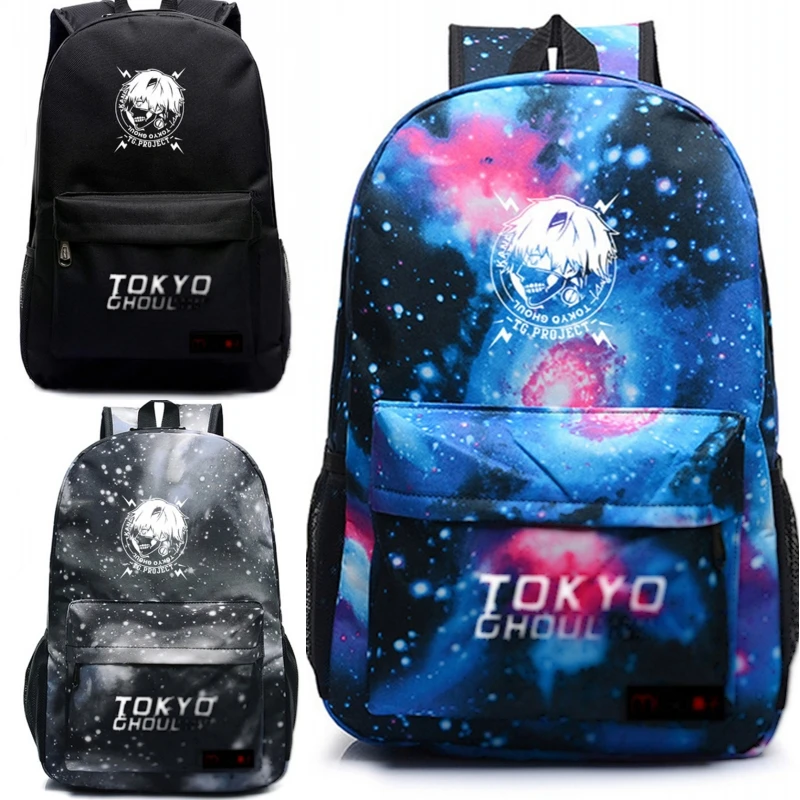 Школьный ранец с аниме Токийский Гуль рюкзак для учебников подростков дорожная