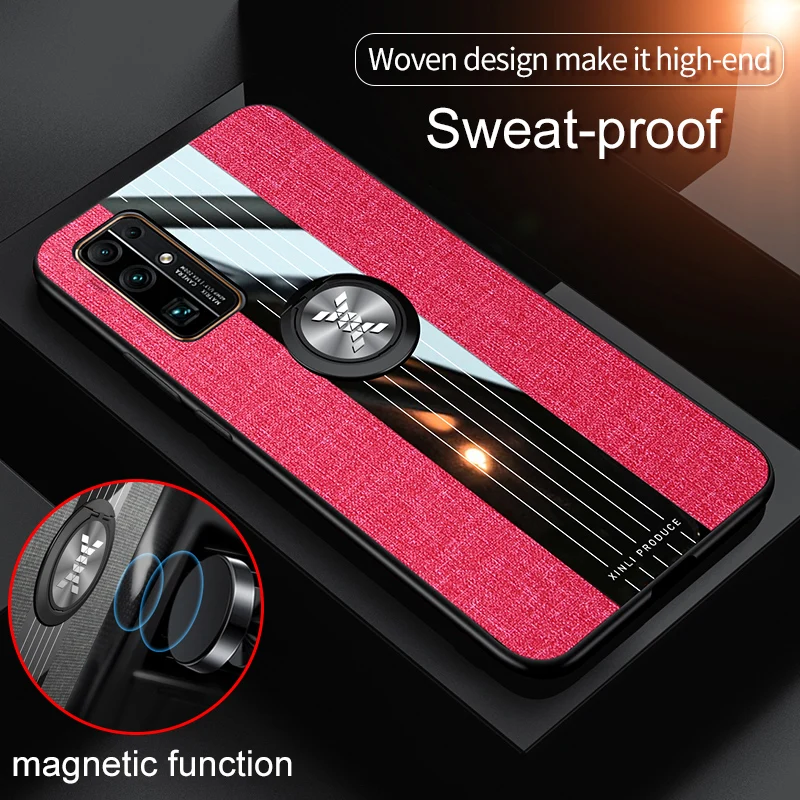 

Car Magnetic Ring Case For Huawei Honor 10 6X 7X 8X 9X X10 20S 30S V10 V20 V30 V30S Pro Note10 High Quality Leather Back Cover