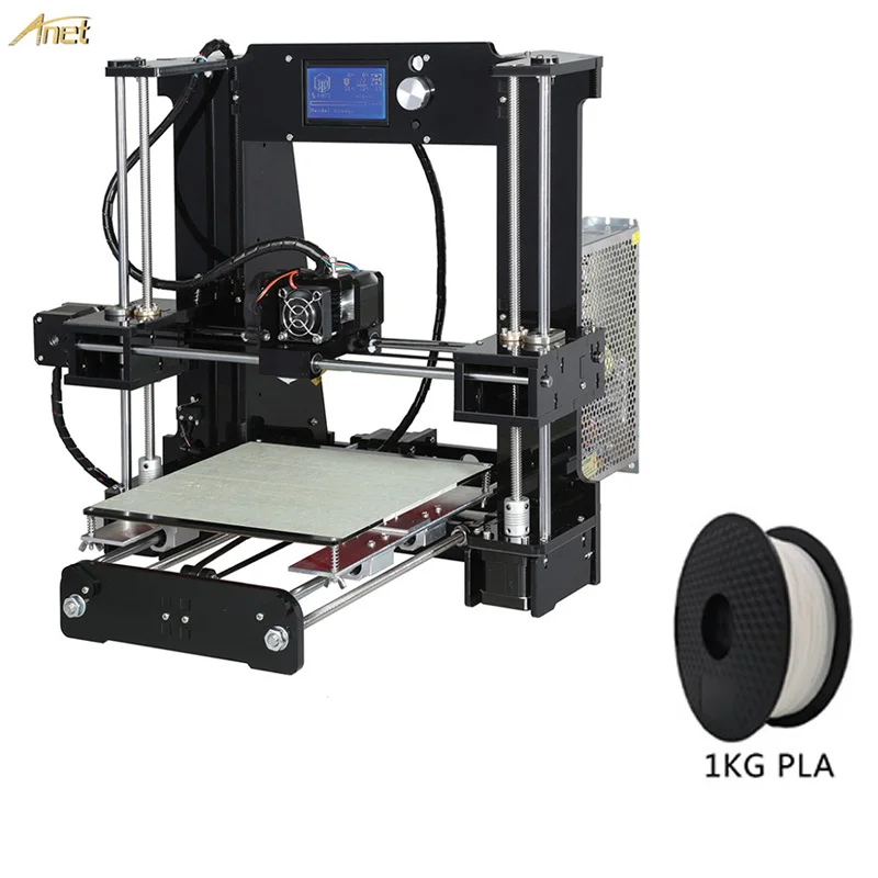 Anet Высокая точность A6 A8 настольный 3d принтер автоматическое выравнивание 8 Гб sd-карта отправляется из: РФ - Цвет: A6 and 1Kg PLA
