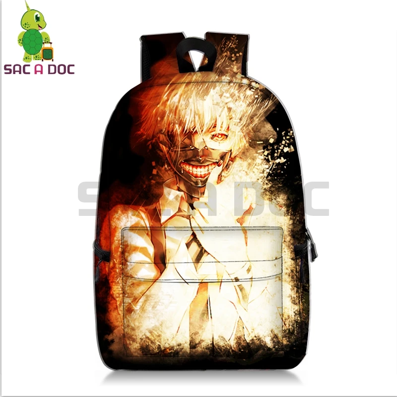Токийский Гуль Kaneki Ken, школьные сумки для девочек-подростков, рюкзак для ноутбука, рюкзак для путешествий, школьный рюкзак для косплея, сумки на плечо - Цвет: 6