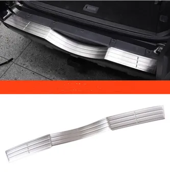 

Car styling stainless steel rear trunk cover trim rear bumper protector for Mitsubishi Pajero 2009-2018