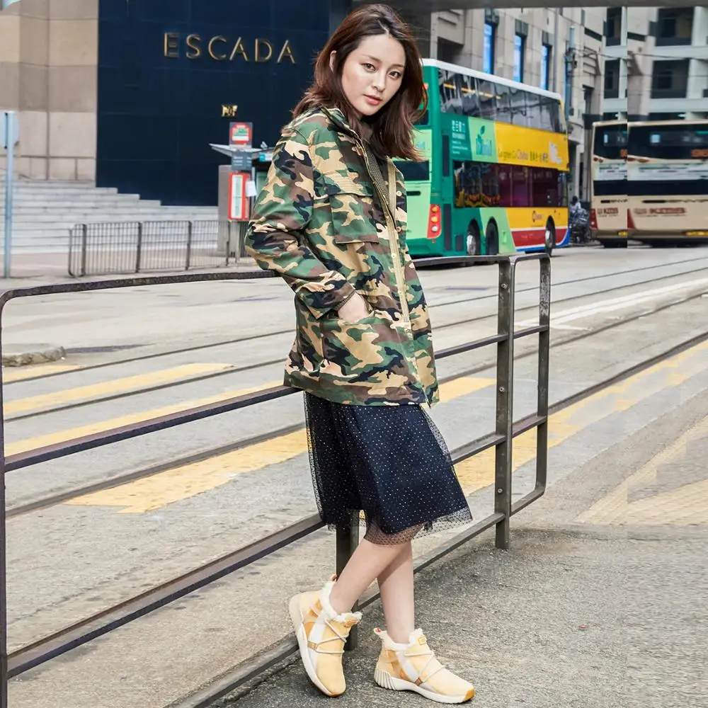 Мужские кожаные ботинки с мехом ONEMIX теплые плюшевые водонепроницаемые ботильоны