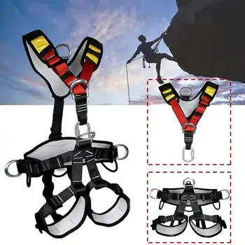 

Outdoor Rock Climbing Harness 5 Point High Altitude Work Full Body Protective Gear Protective Sports Lumbar Support Harnesses
