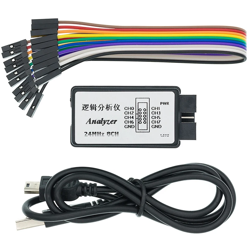 Useful DSP FPGA USB MCU ARM 24M 8 Channel debug tool Logic Analyzer 