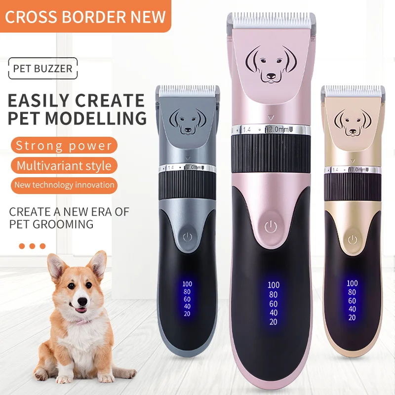 Description Picture 4 of itemPet Cat Hair Clippers for dogs Rechargeable Grooming Shaver professional Set Electric Shear Hair Trimmer for Animal kit