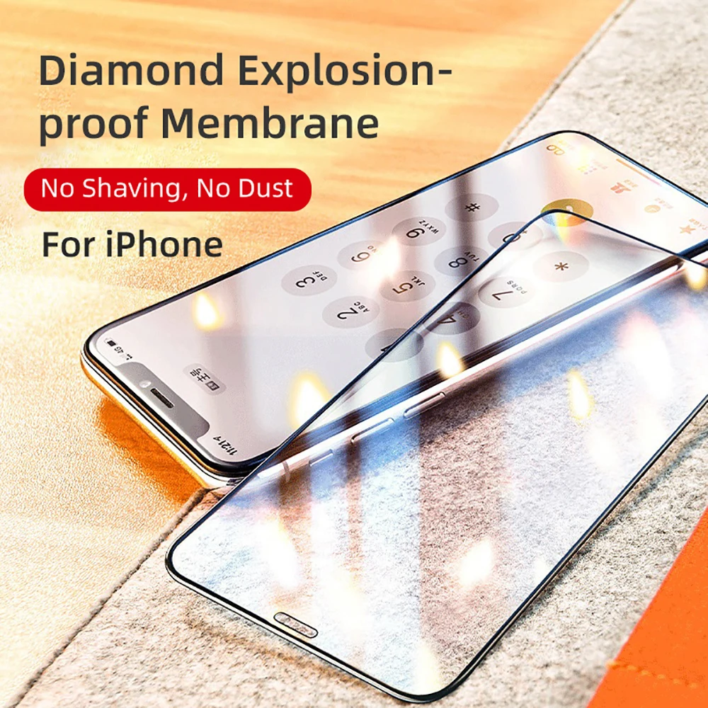 Защитная пленка для экрана iPhone SE 2020 11 Pro Max XR XS 8 7 Plus 6S 6 LCD закаленное стекло полная
