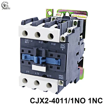

1PCS CJX2-4011 40A 3P NO + NC AC Contactor Silver point copper coils 24V 36V 110V 220V 380V
