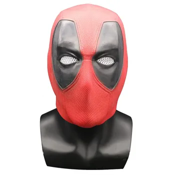 

Hot High Quality Realistic Deadpool Mask for Adult Latex Full Face Mask Cosplay Movie Hero Halloween Mask Factory Direct