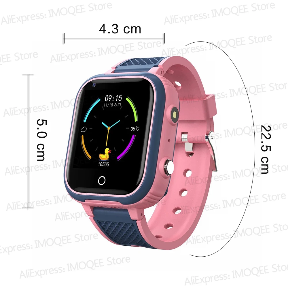 NEW2022 Smart Watch Kids GPS 4G LT21 Wifi Tracker Waterproof Smartwatch Video Call Phone Watch Call Back Monitor For Android ios