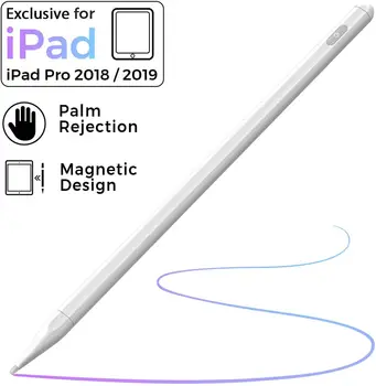 

Stylus Pen for iPad with Palm Rejection, Magnetic Design Compatible with iPad 6th 7th Gen/iPad Pro 3rd Gen/iPad Mini 5th Gen/Air