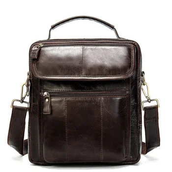 

Men's diagonal shoulder bag casual handbag crazy horse leather retro frosted leather bag
