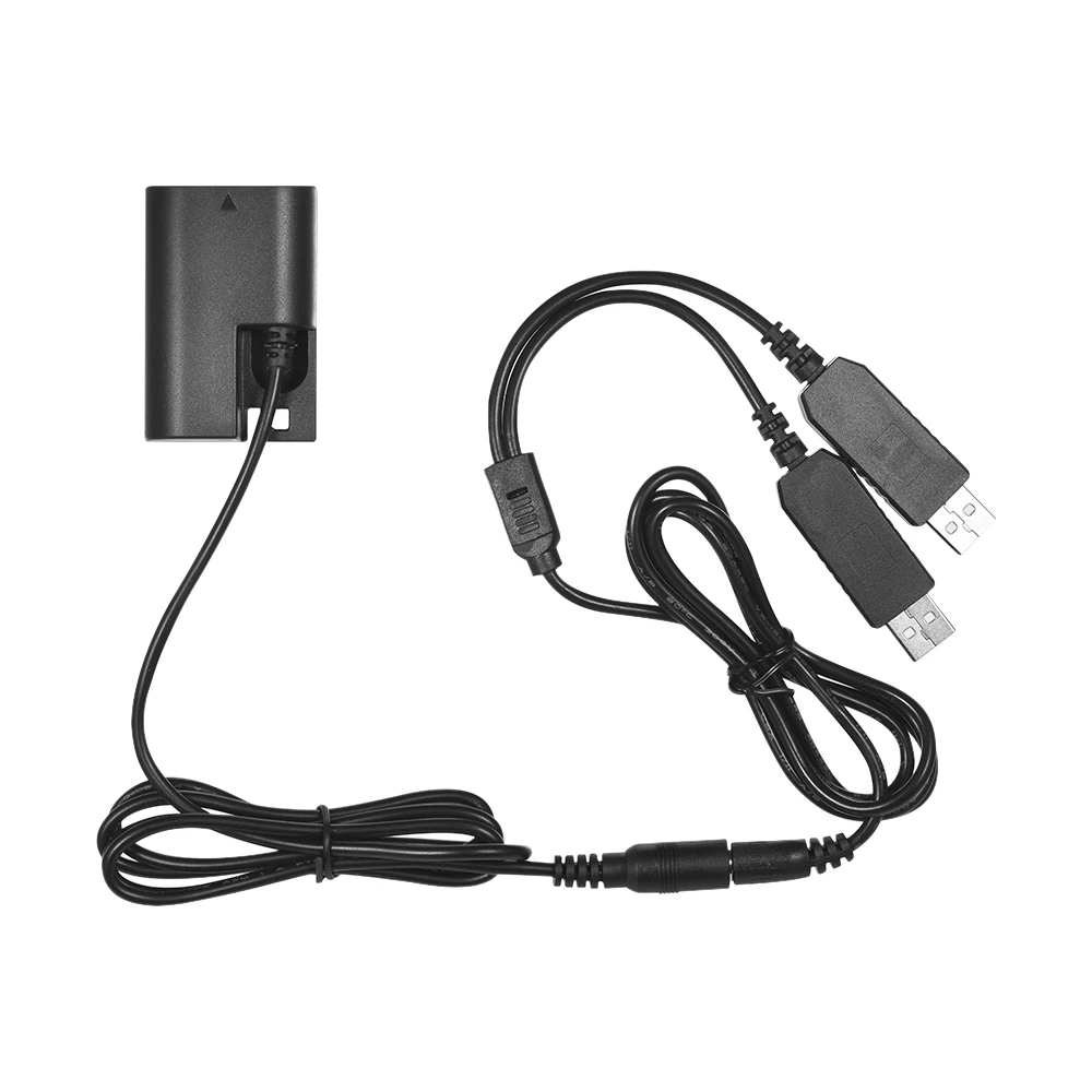 Andoer двойной USB адаптер питания DR-E6 DC муфта полностью декодированная Замена LP-E6 батарея для Canon EOS 5D Mark II 5D Mark III и т. д