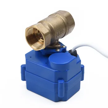 

DC 12V DN20 G3/4 Way Brass Motorized Valve Electrical Ball Valve 3 Wire