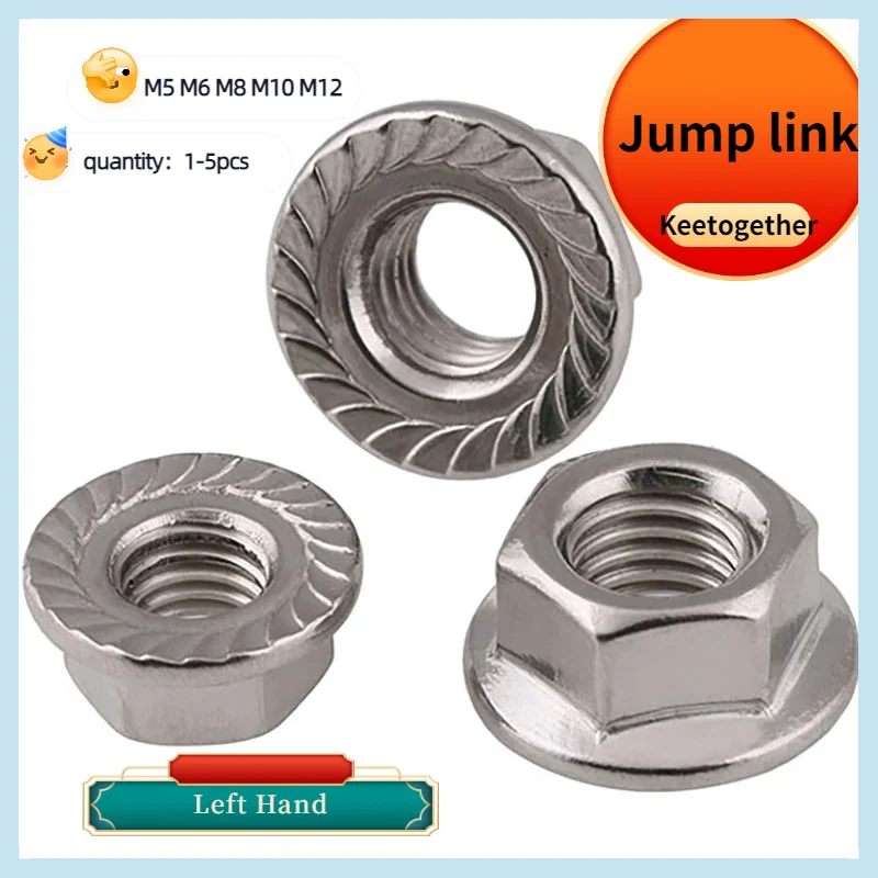 Dadi Esagonali Sinistrorsi Dadi Esagonali Con Filettatura Sinistra (Inversa) 1/2-13 - 5 Pezzi In Acciaio Zincato Dado Filettatura Sinistra - Foto 9