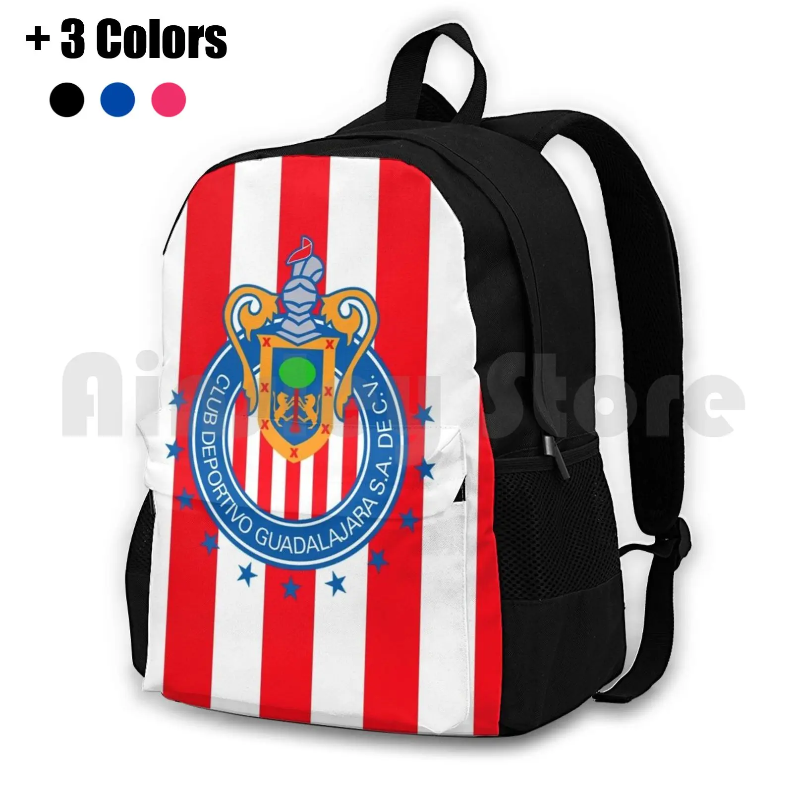 

Club Deportivo Guadalajara Outdoor Hiking Backpack Waterproof Camping Travel Club Deportivo Guadalajara Guadalajara Chivas