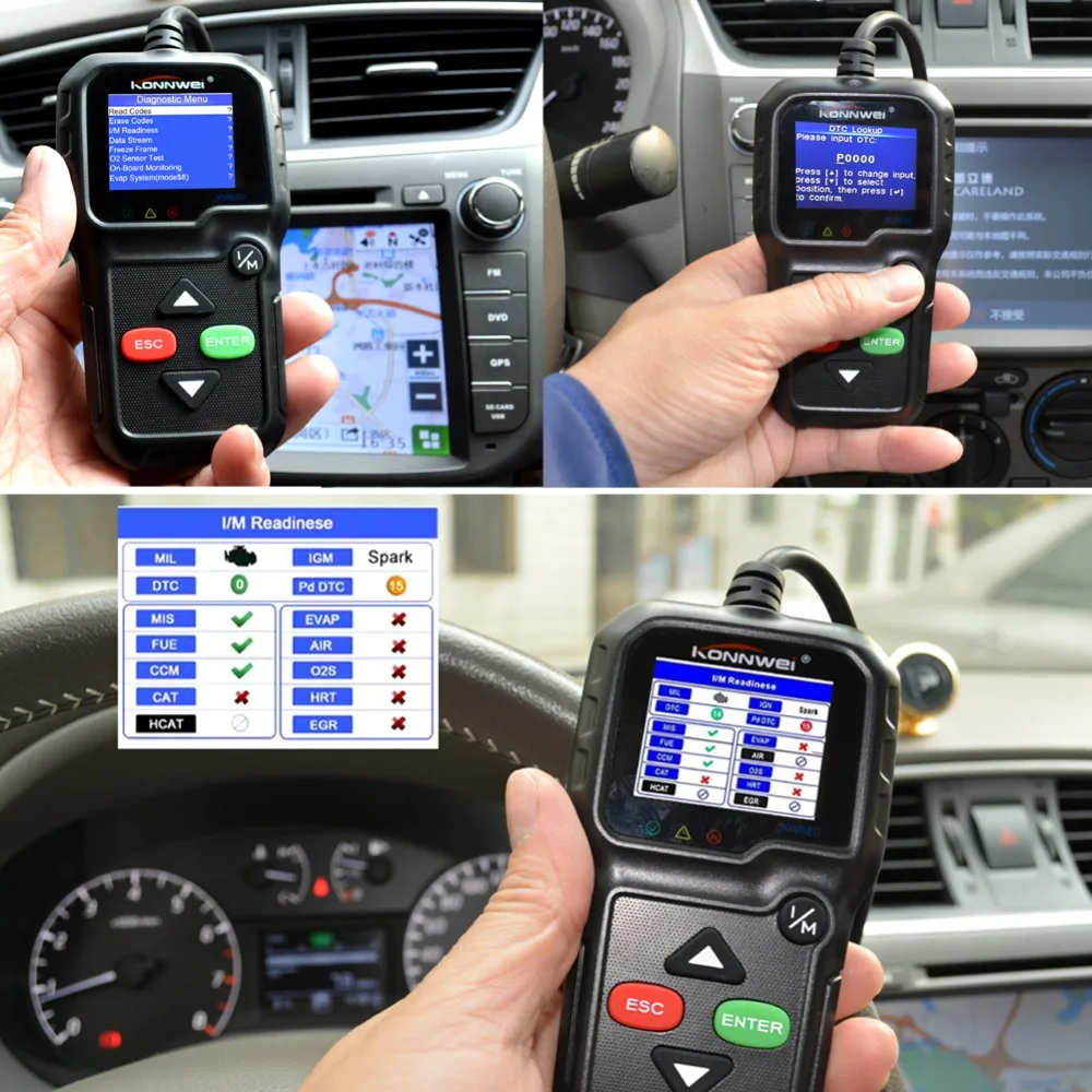 Лучший OBD2 сканер KW680 Anto диагностические автомобильные сканеры Инструменты OBDII