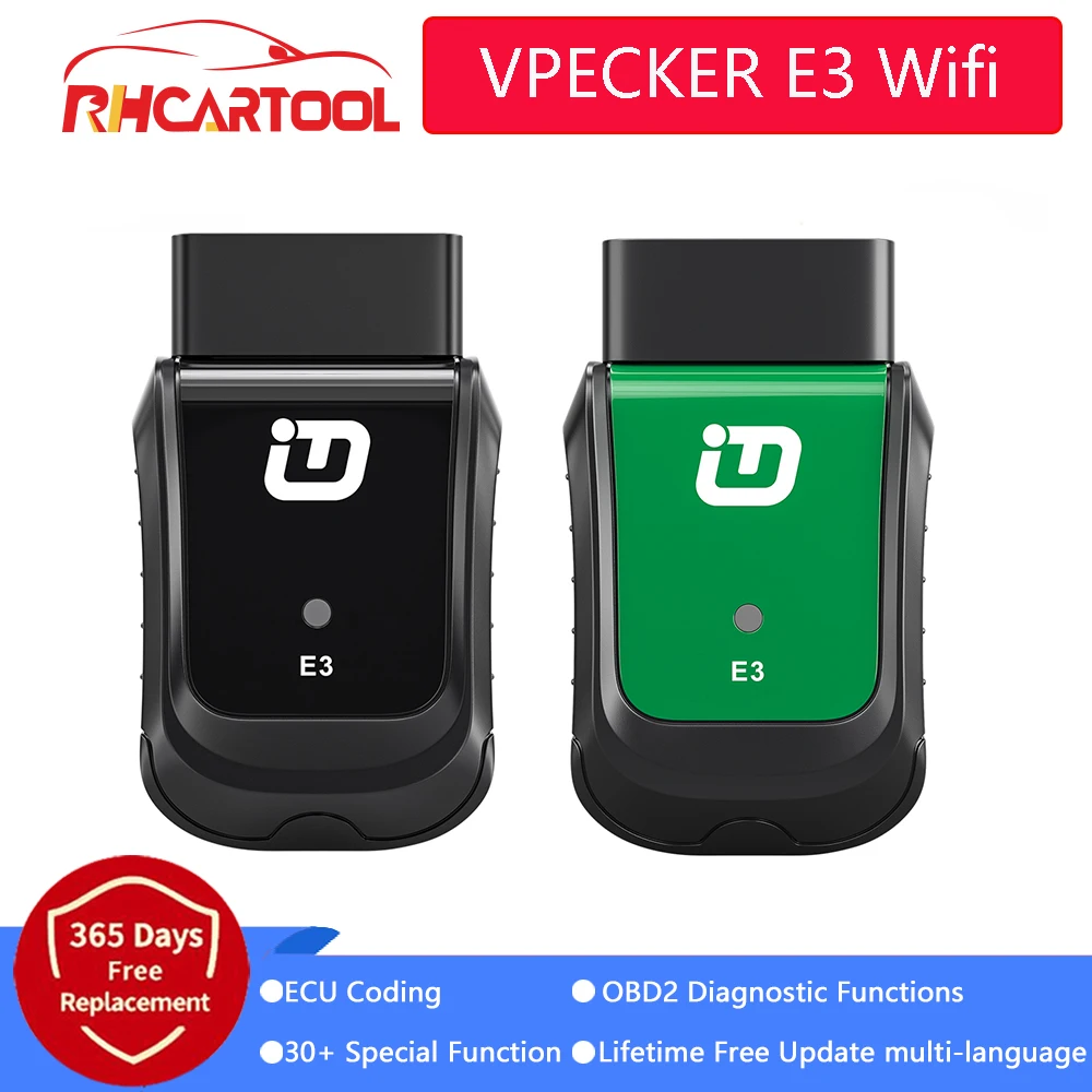 Vpecker E3 OBD2 Wifi сканер автомобильный диагностический инструмент OBDII полная система