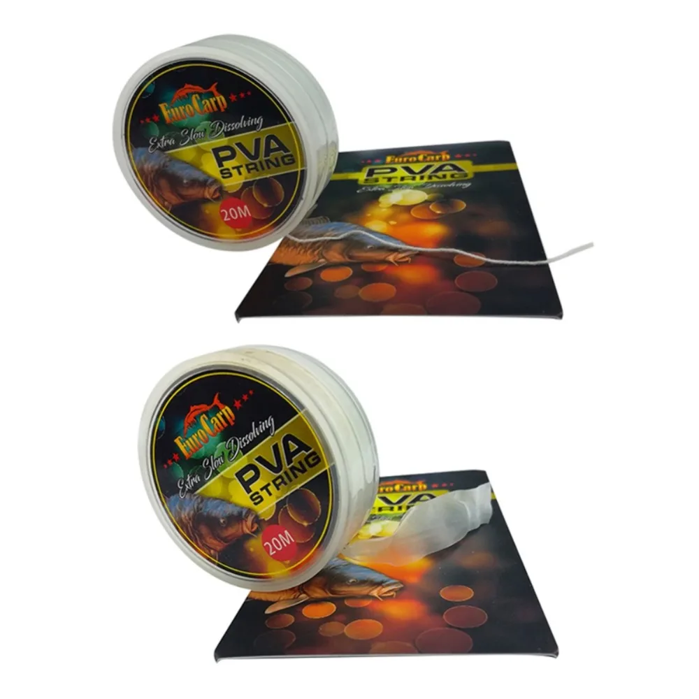 Super Strong 20m Reel PVA Fishing String Water Soluble Braided Sink Line For Carp Fishing Lure Baiting Hair Rig Tackle Accessory