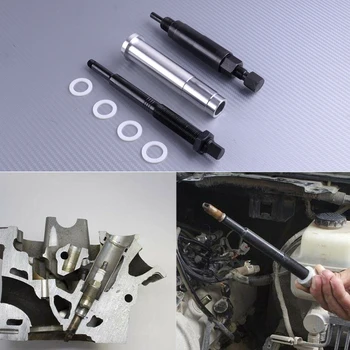 

DWCX 65600 High Reliability Accessories Metal Car Broken Spark Plug Removal Tool Suit Fit for Ford Triton 3 Valve Engines