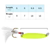 Proleurre 5g 7g 10g 13g Metal Luminous Spoon Bait Spinner Hard Fishing Lure Sequins With Feather Hooks Wobbler Bass Pesca Tackle ► Photo 2/6