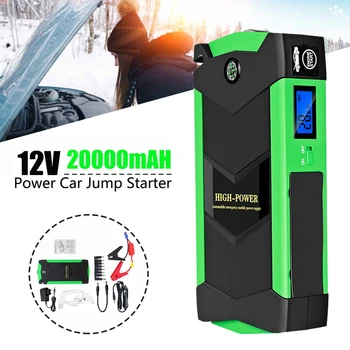 

High Power Car Jump Starter 20000MAh Starting Device with Quick Charger, 12V 600A Power Bank Car Charger EU Plug
