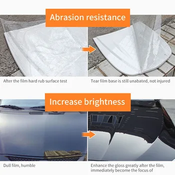 

Decal Paint Protection Auto 3 Layers Sticker Car Clear Protector Transparent Protective Vinyl Film Wrap Shield