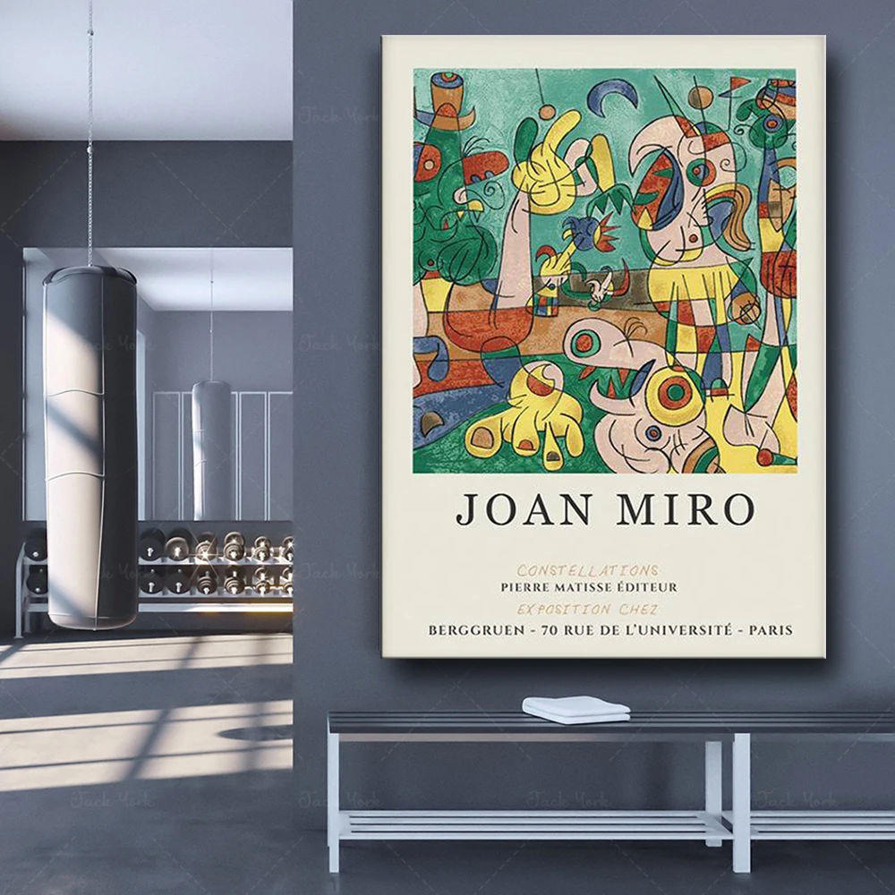 joan miro モダンポスター インテリアポスター