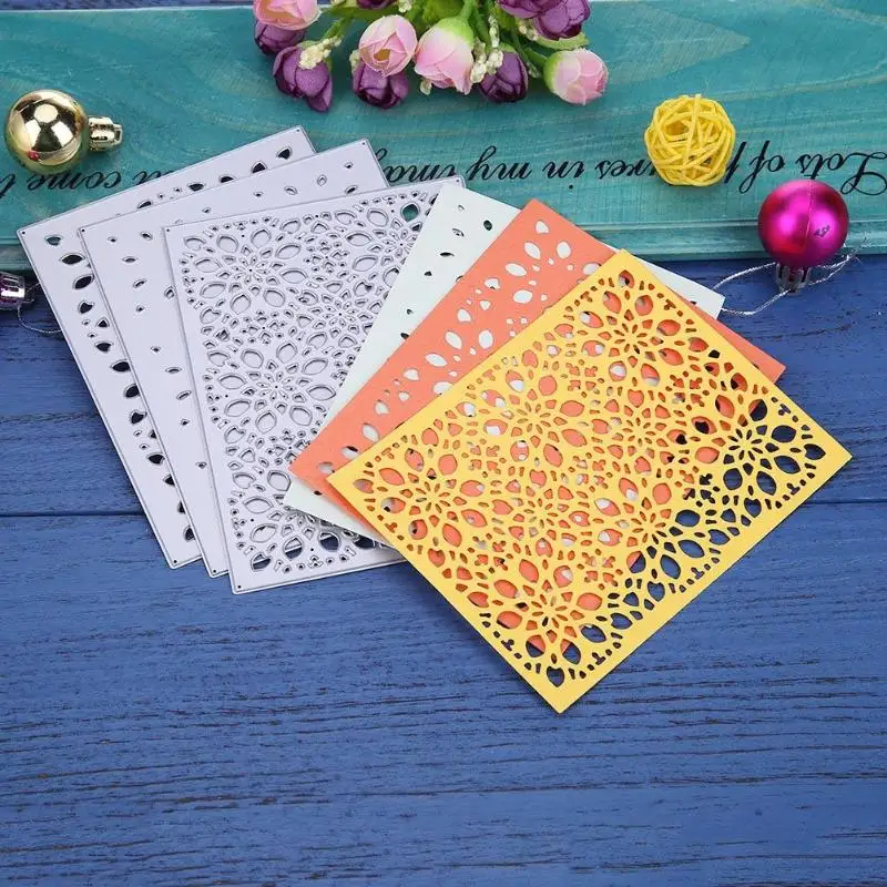  3pcs Cutting Dies Stencils Set Scrapbooking For Photo Album Envelope Embossing Craft DIY Paper Card - 4.00013E+12