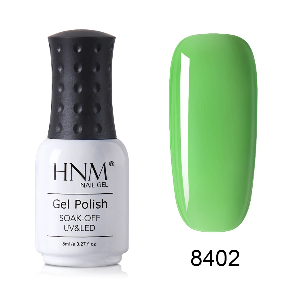 HNM новейший 8 мл Бирюзовый Гель-лак для ногтей Narl Art УФ-светодиодный Гибридный лак с эффектом замачивания, Полуперманентная краска, лаковая эмаль - Цвет: 8402
