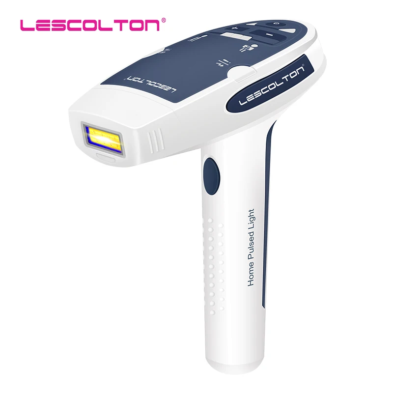 Lescolton T006 IPL лазерная эпиляция Системы лазерный депилятор для волос удаление аппарат для омоложения кожи Эпилятор зон бикини - Цвет: Blue