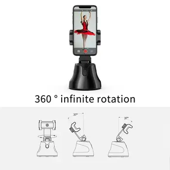 

Auto Smart Shooting Selfie Stick 360° Object Tracking Holder All-in-one Rotation Face Tracking Camera Phone Holder Dropshipping