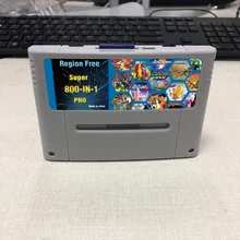 DIY 800 в 1 супер Китай Pro Remix игровая карта для SNES 16 бит игровая консоль игровой картридж Поддержка всех консолей США/Евро/Япония