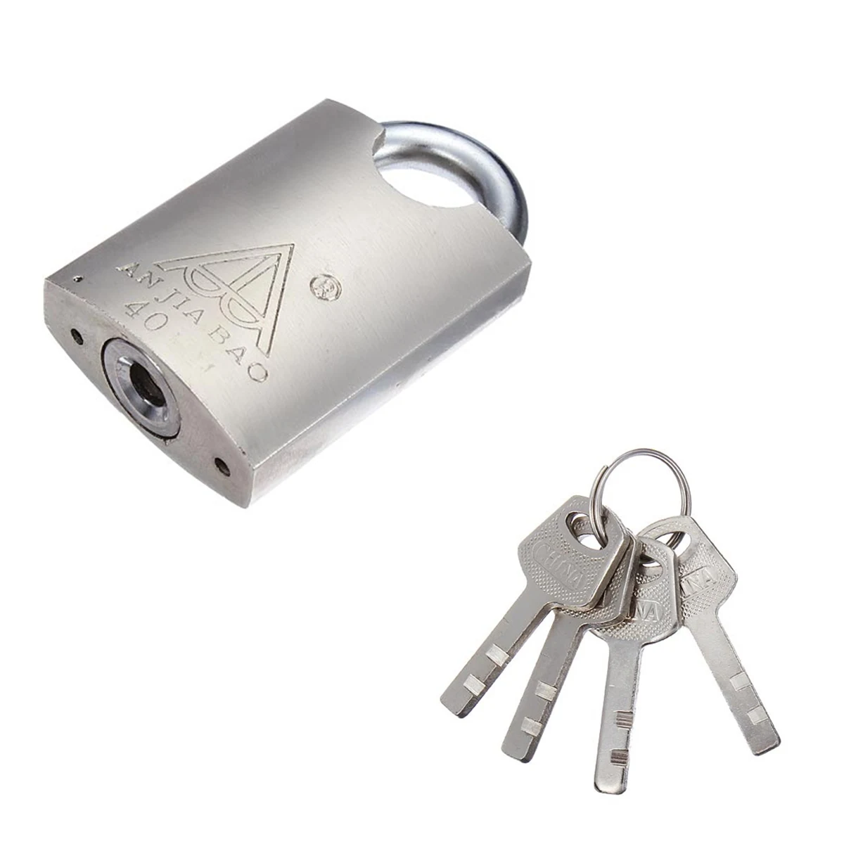 padlock with 4 keys