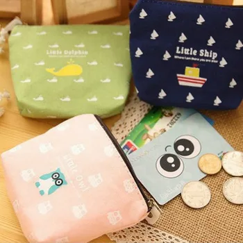 

Mini Coin Purses Floral Canvas Money Bags Girls Change Purse Portable Key Card Holder Bag Kids Zipper Wallets Coin Pocket Pouch