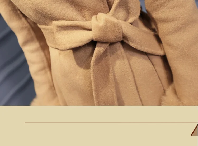 Мода Искусственный меховой воротник шерстяное пальто doudoune Женский, с длинным рукавом; со скрытыми пуговицами; леггинсы с кружевными бантиками-up накидка пальто Sobretudo розовый Альпака бушлат