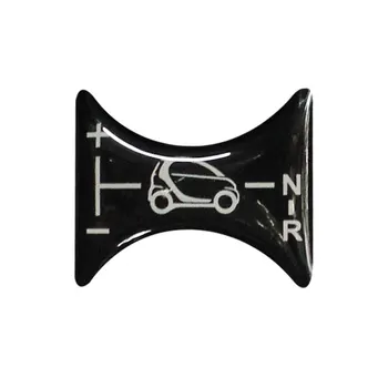

Car Stickers For Smart 451 Fortwo Gear Shift Knob Panel Decoration Decal Emblem Badge Trim Car Styling Sticker For BRABUS