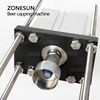 ZONESUN Pneumatic Beer Capping Machine Semi-automatic Cap Sealing Machine Manual Bottle Capper Commercial Bar Brewery 2