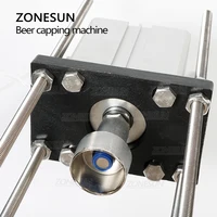 ZONESUN Pneumatic Beer Capping Machine Semi-automatic Cap Sealing Machine Manual Bottle Capper Commercial Bar Brewery 2