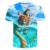 Anime T-Shirt Oversized Children's Short Sleeve Lion 3D Print T-Shirts Boy Kid Boys and Girls Tops T-Shirt Summer Clothes 1