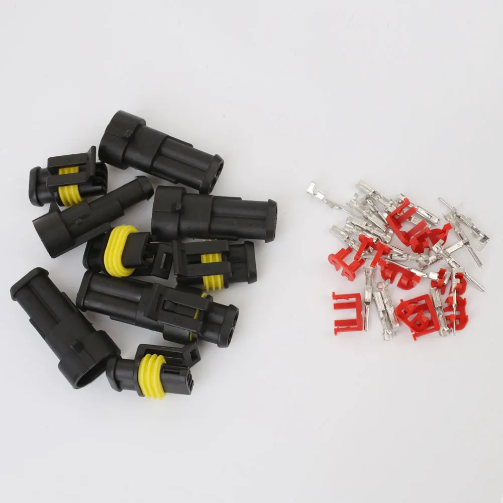 HID коннектор гнезда автомобиль HID коннектор проводки Замена 15 шт. 2/3/4 Pin премиум качества HID розетка