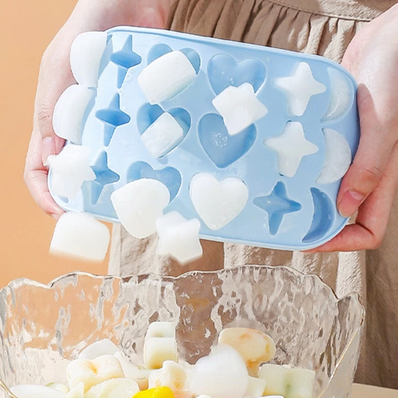Creative DIY Grids Honeycomb Mini Ice Maker Cube Eco-Friendly Cavity Silicone Tray Mold Durable 5