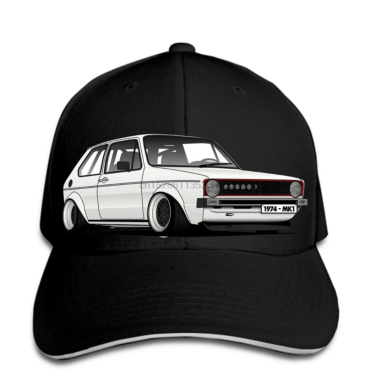 Германия классический Легенда автомобиль гольф Mk1 прямой крой Осень мышцы snapback шляпа пиковая