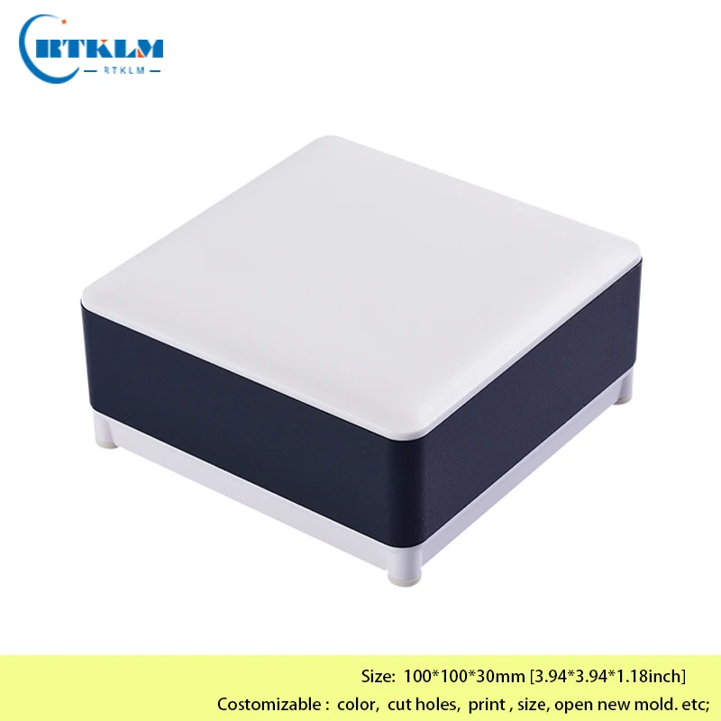 Aluminium metal box DIY junction box aluminium electronic project box diy case housing amplifier enclosure 100*100*30mm