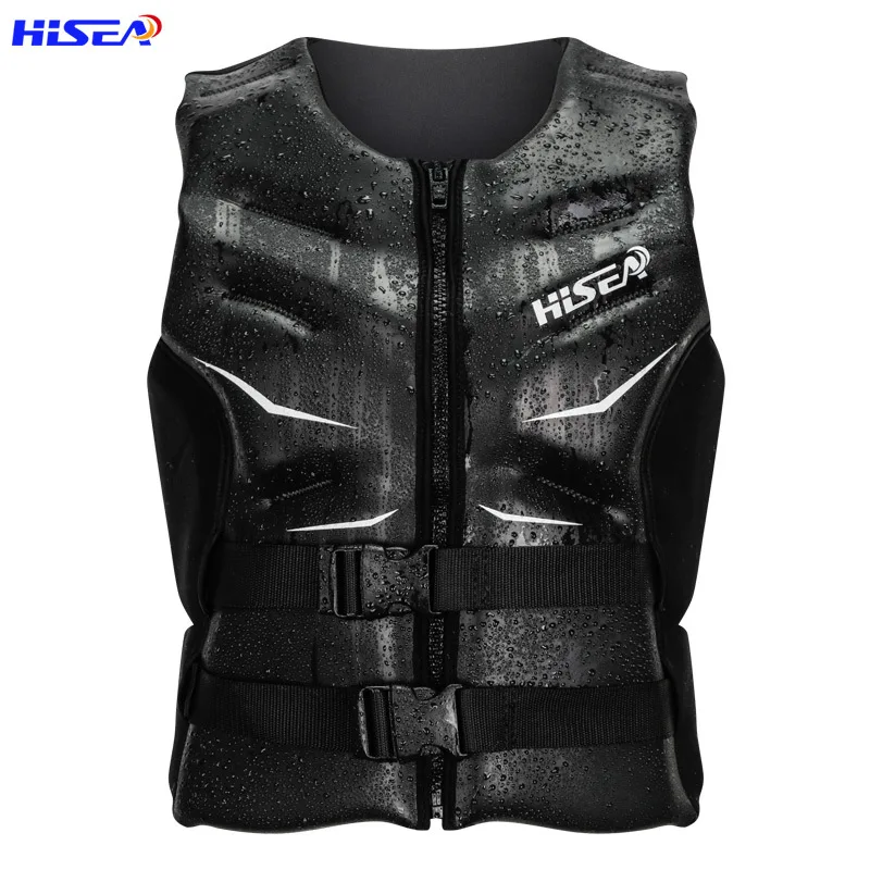 

Hisea New Style Buoyancy Large Size Life Jacket Men And Women Hide Substance High-End Swimming Rafting Surfing Life Vest Waistco