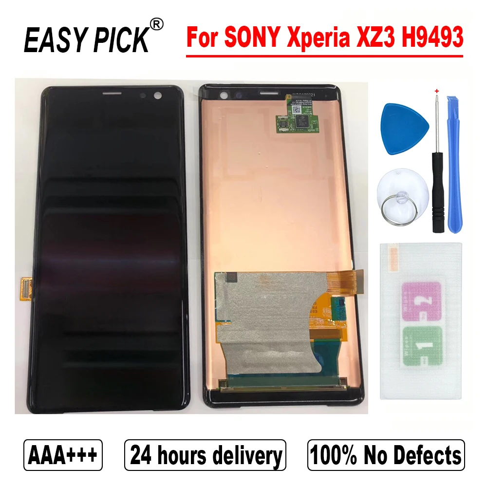 

6" inch OLED Original For SONY Xperia XZ3 H9493 H9436 H8416 LCD Display Touch Screen Digitizer Assembly For Xperia XZ3 Dual SIM