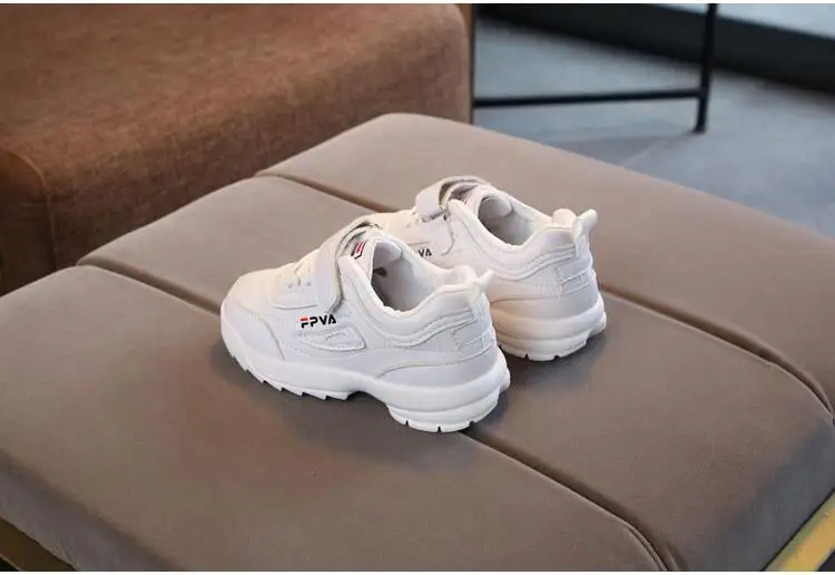 Boys Girls Fashion Sneakers Baby/Toddler Little Kids Leather Trainers Children School Sport Shoes Soft Running Shoes 04 Sports Shoes Kids Sneakers Kids Shoes Kids Sports Shoes