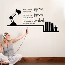 Стиль Французский вдохновение пословицы гостиная спальня резные настенные Съемная наклейка из ПВХ декоративные наклейки s KS2