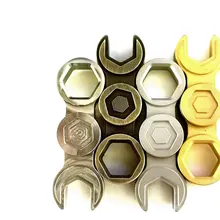 Асимметричный Новинка гаечный ключ ручной Спиннер изысканный латунь нержавеющая сталь Спиннер Досуг EDC взрослый Антистресс игрушка для детей с СДВГ